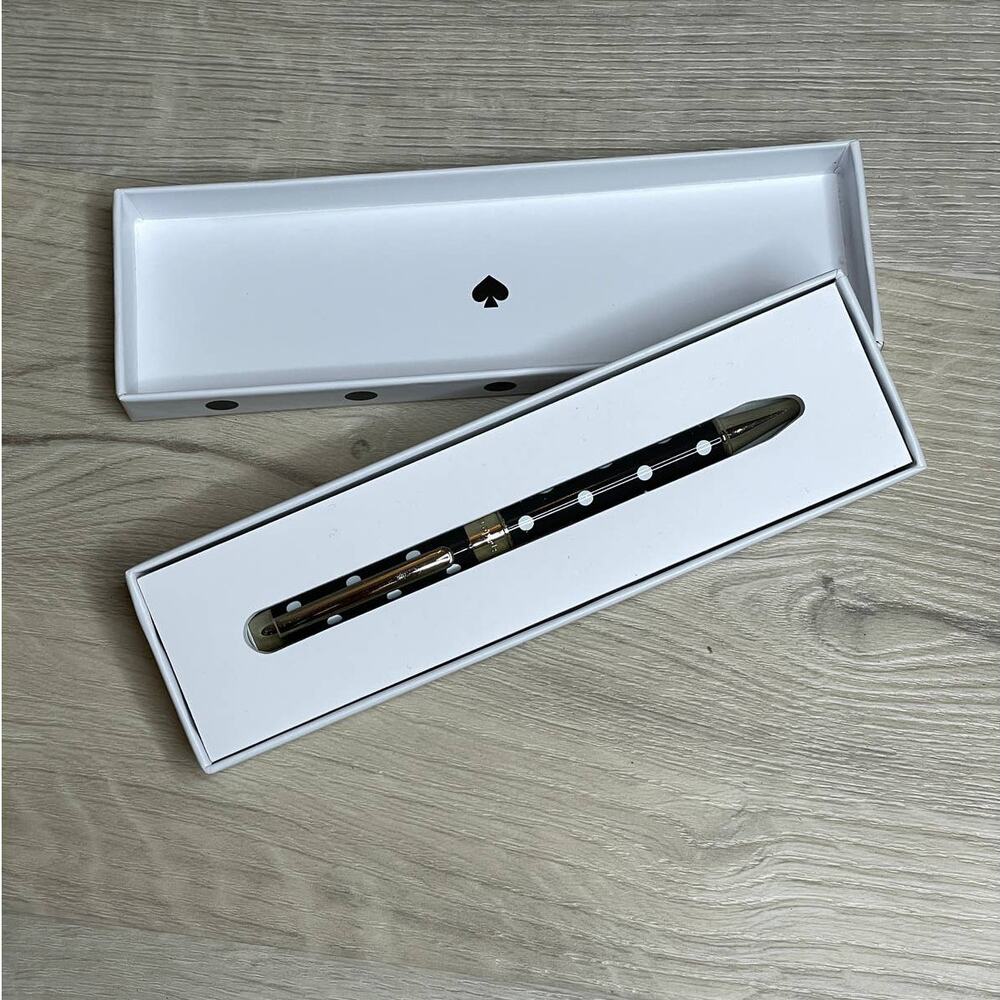 Kate spade Black and White Dots Ballpoint Pen
